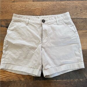 Chubbies Cream Men's Flat Front Shorts